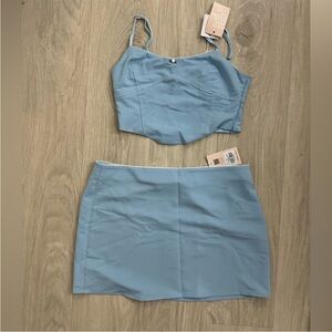 NWT Baby blue Tigermist two piece set